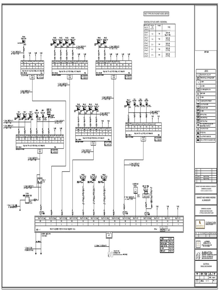 Single Line Diagram for Commercial Building | PDF