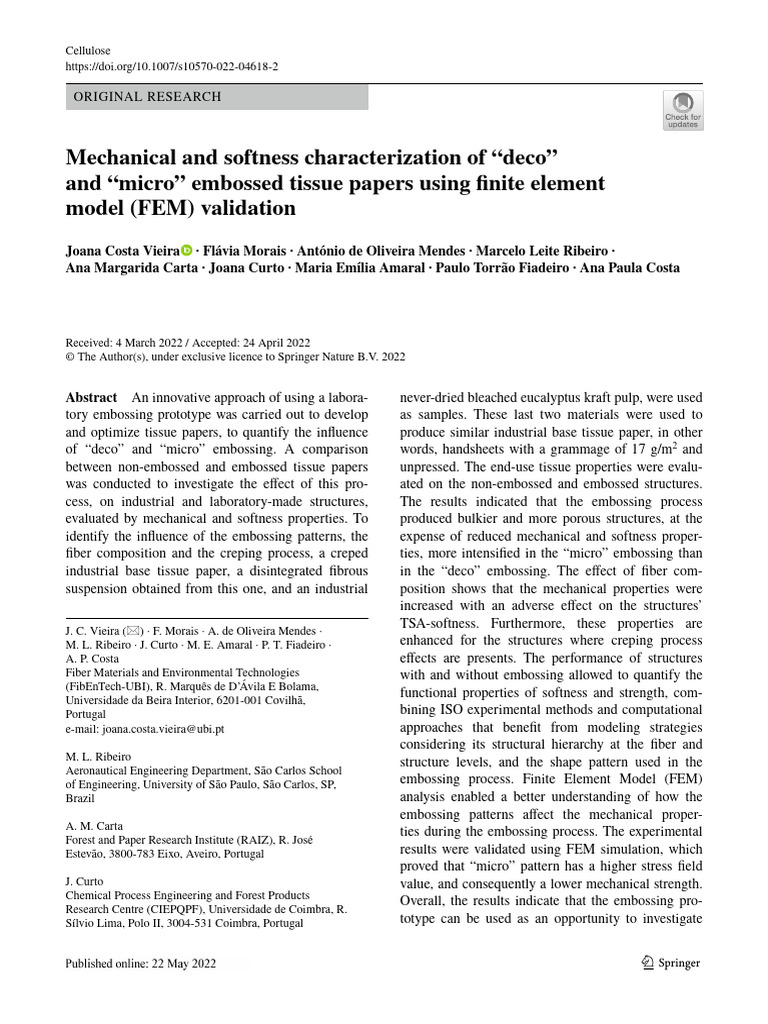 Mechanical and Softness Characterization | PDF | Finite Element Method ...