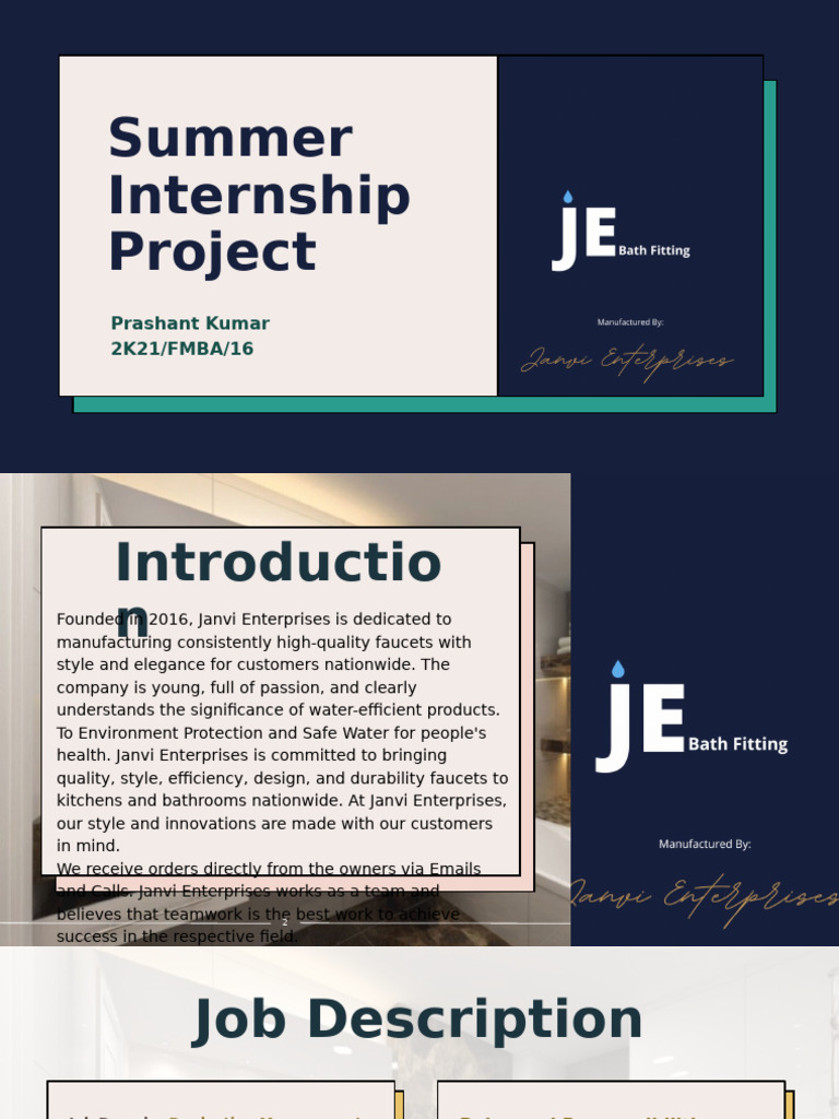 Summer Internship Project | PDF | Business