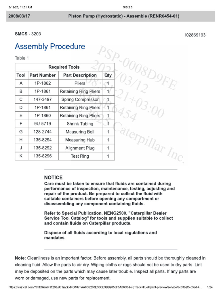 Pump Assemble | PDF