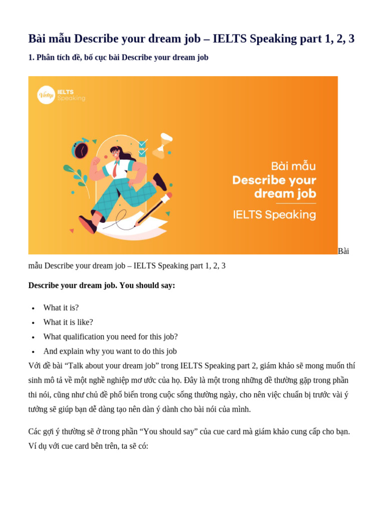 Talk About Your Future Job | PDF