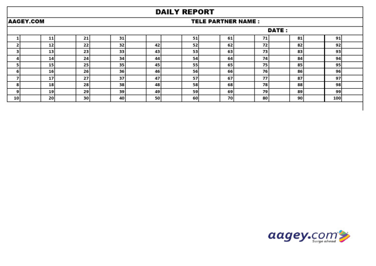 Daily Leads Report for Tele Partners | PDF
