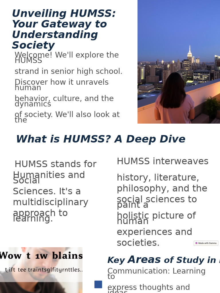 Explore HUMSS: Society & Career Insights | PDF | Social Sciences ...