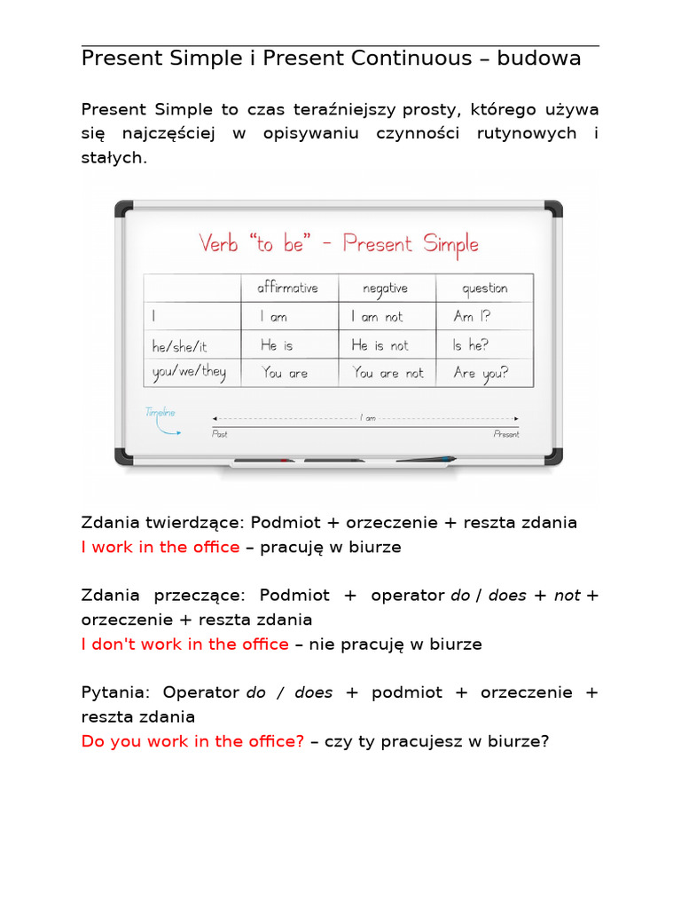 Present Simple I Present Continuous | PDF