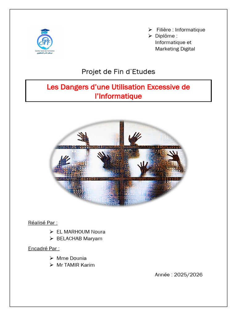 Dangers de l'Usage Excessif de l'Informatique | PDF | Sécurité des ...