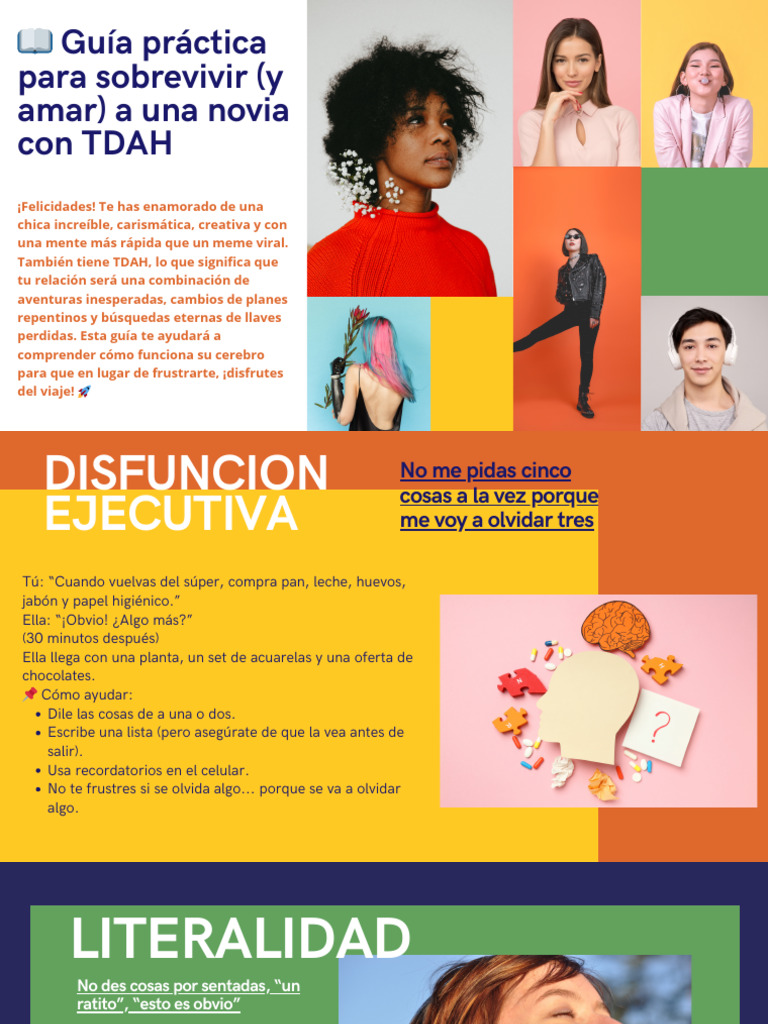 Guía para amar a una novia con TDAH | PDF