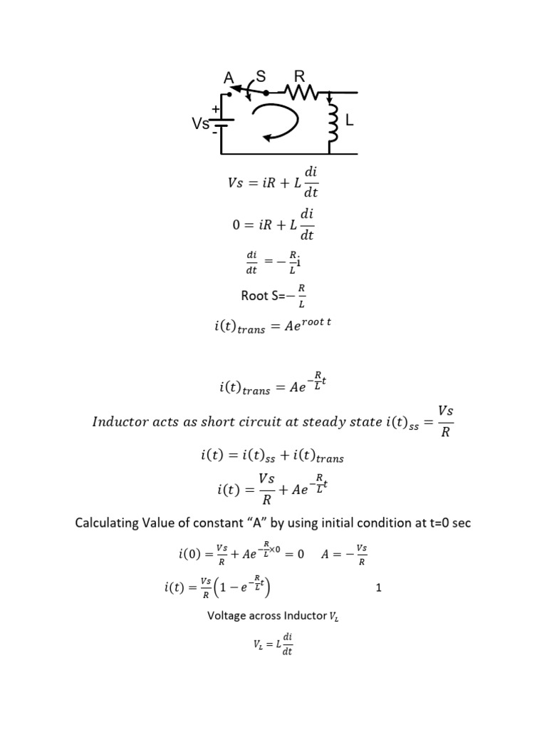 RL RC LC Circuits Solution | PDF | Telecommunications Engineering ...