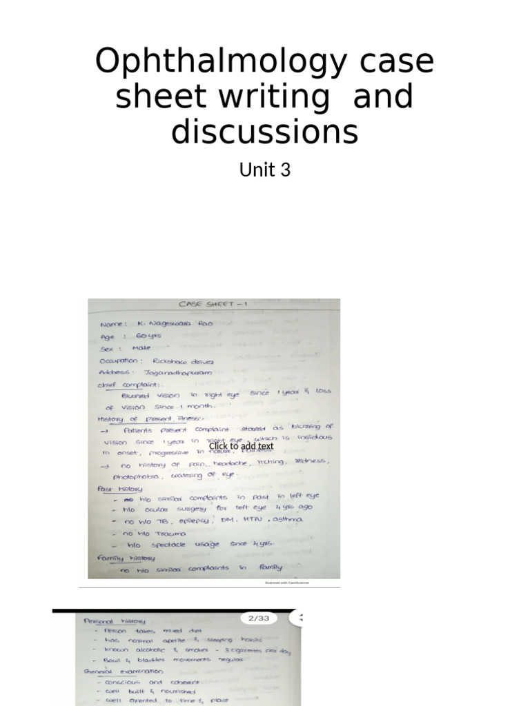 case sheet ophth | PDF | Cataract | Cornea