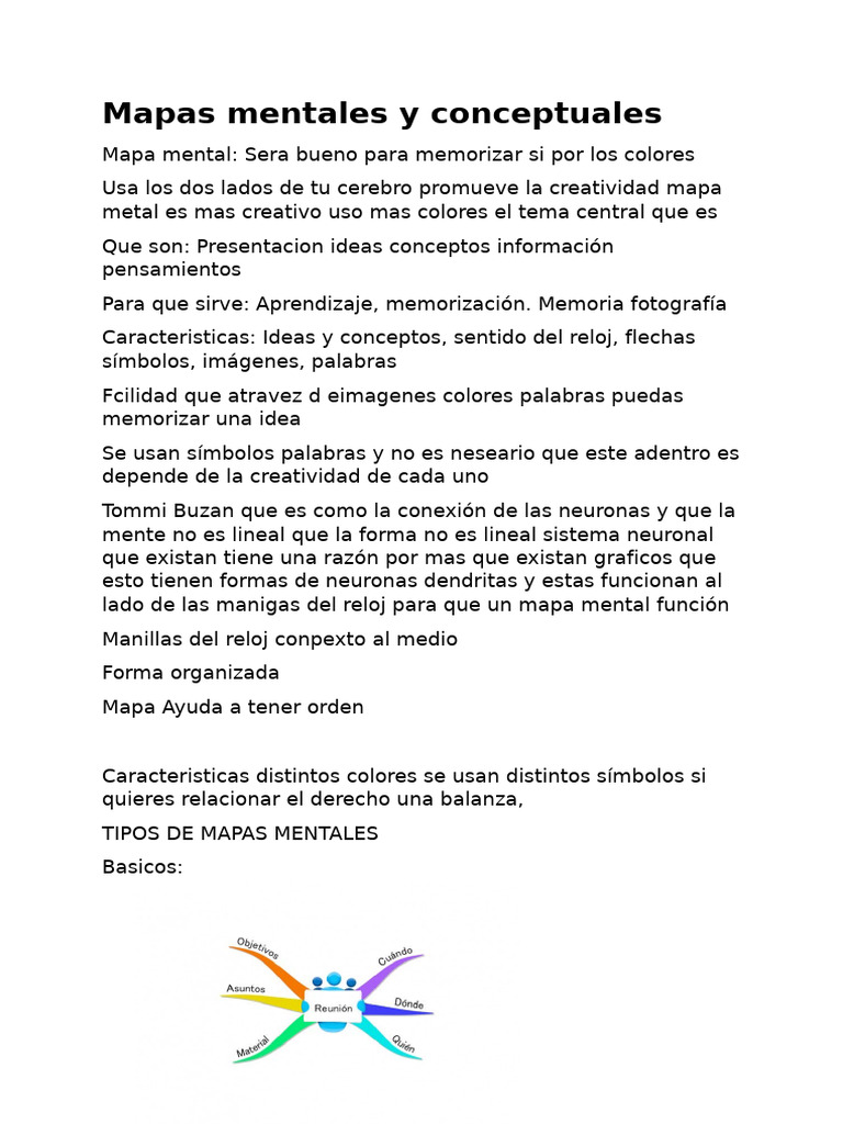 Mapas Mentales y Conceptuales | PDF | Mente | Cognición