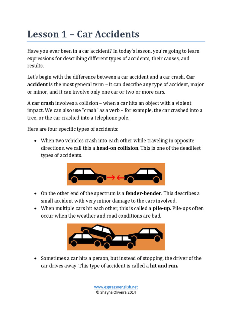 Understanding Car Accidents and Safety | PDF | Traffic Collision ...
