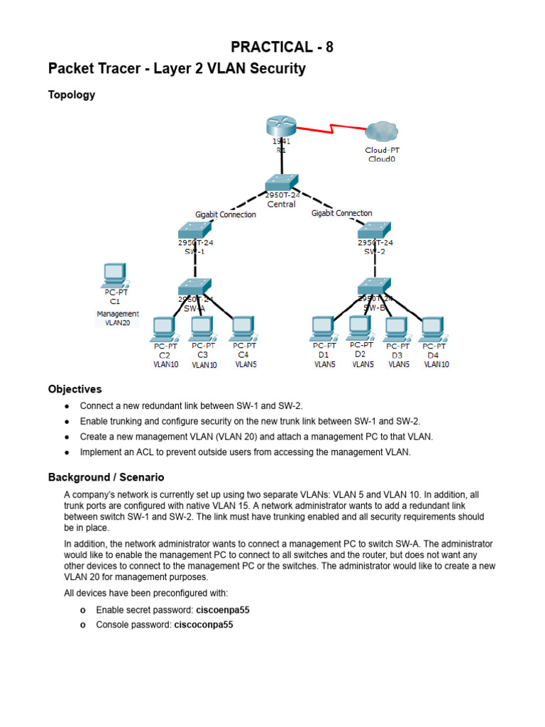 VLAN Security Configuration Guide | PDF | I Pv6 | Port (Computer ...