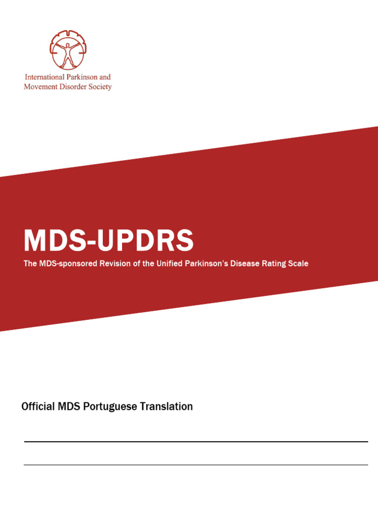 MDS-UPDRS Portuguese Official Translation | PDF | Mal de Parkinson ...