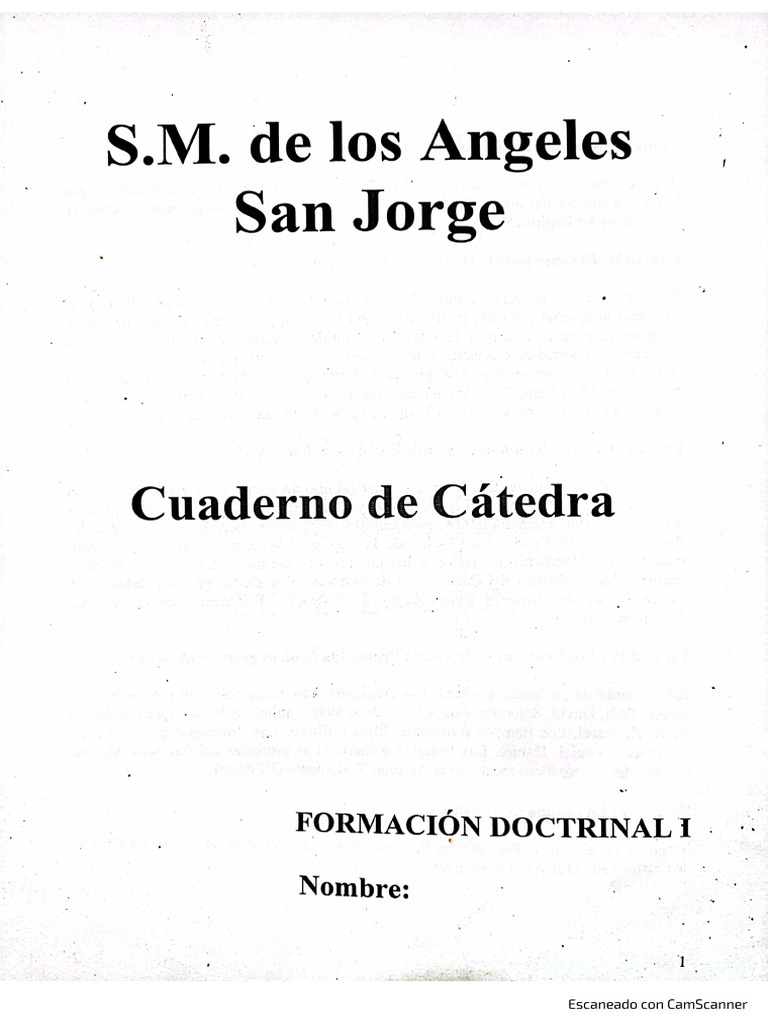 Formacion Doctrinal 1 | PDF