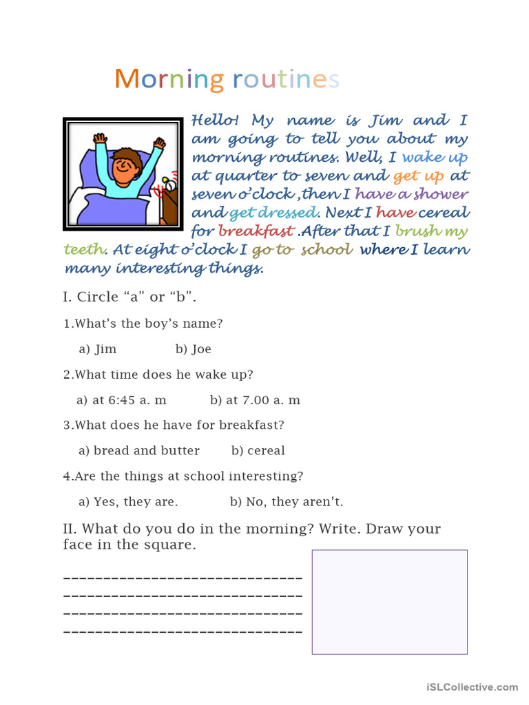 Morning Routines | PDF