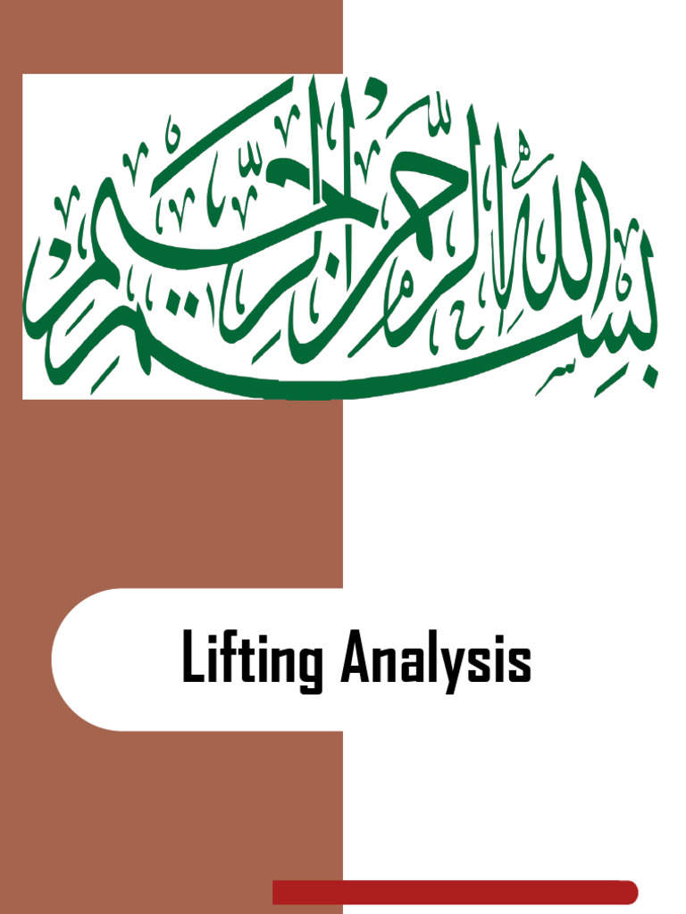 Ch. 11 - Lifting Analysis | PDF