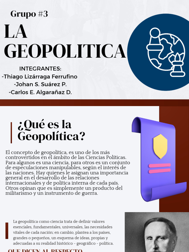 ¿Qué es la Geopolítica? | PDF | Geopolítica | Bolivia