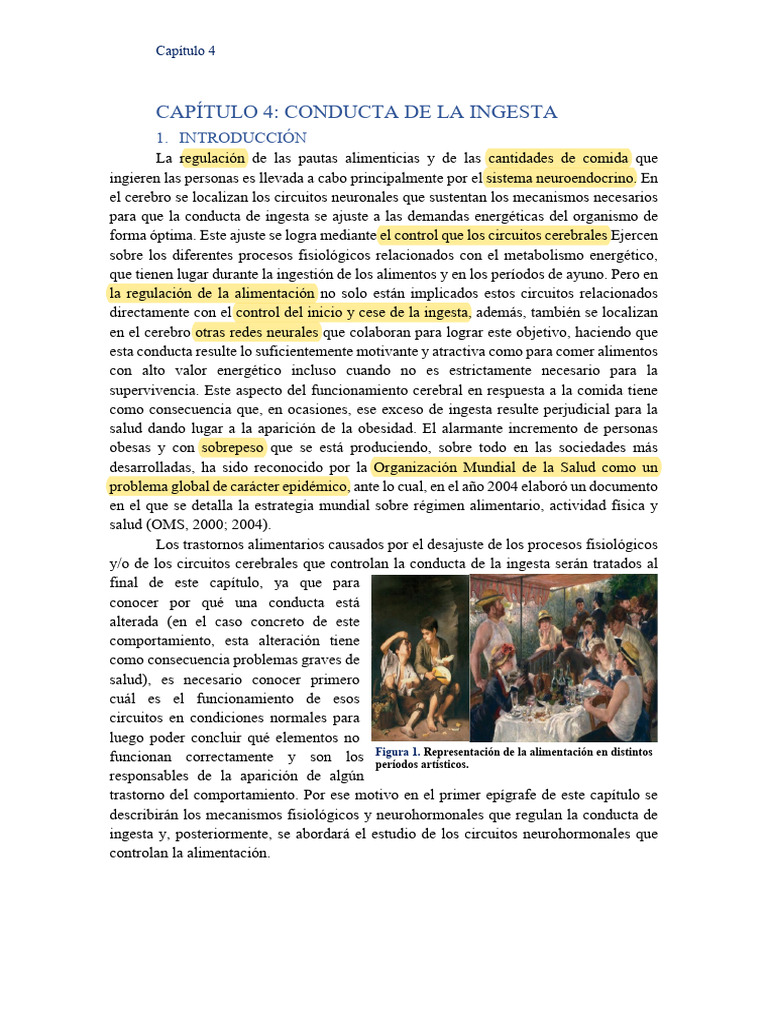 Regulación de la Conducta de Ingesta | PDF | Digestión | Insulina