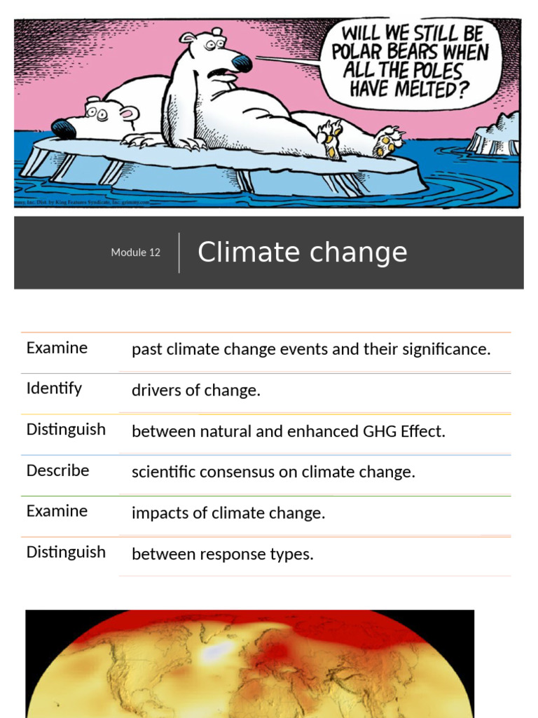 Module 11 Climate Change GSCI1024 | PDF | Climate Change | Greenhouse Gas