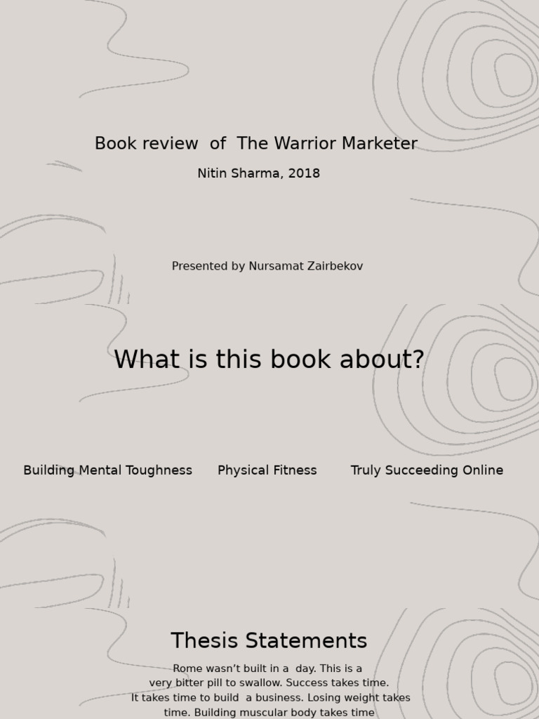 The Warrior Marketer | PDF