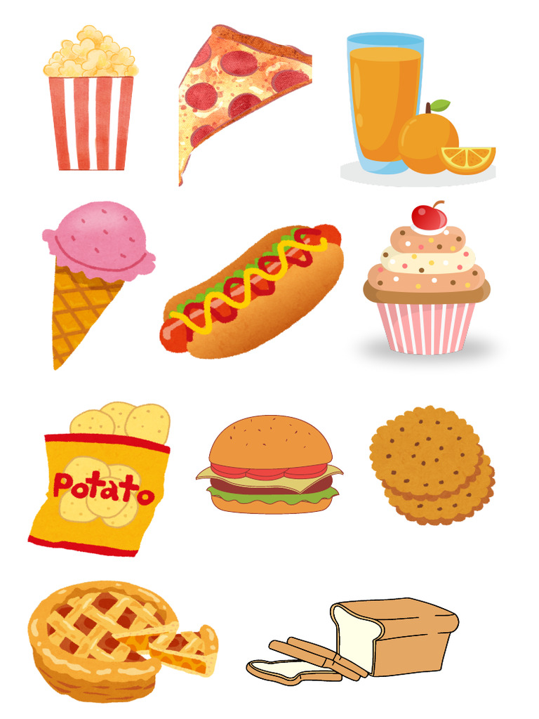 Picture of Daily Routines and Food Pictures | PDF