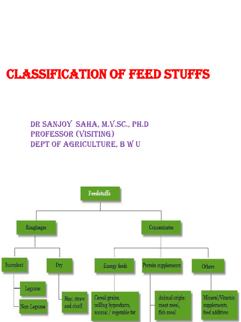 2 A Classification of Feedstuffs | PDF | Cereals | Legume