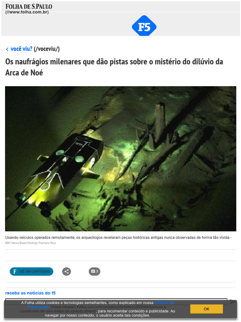 Naufrágios do Mar Negro e o Dilúvio | PDF | Mito do Dilúvio | Navios