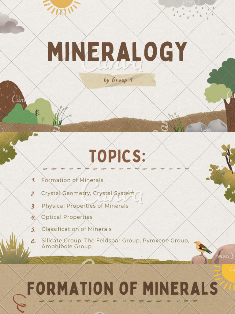 Comprehensive Guide to Mineralogy | PDF | Igneous Rock | Minerals