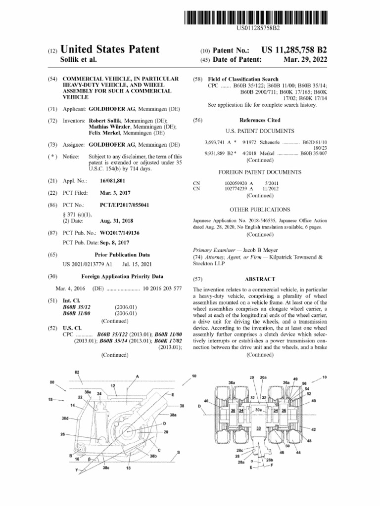 US_11285758_B2 Commercial vehicle, in particular heavy-duty vehicle ...