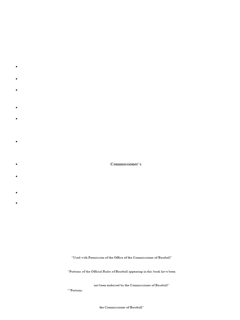 2024 MLB Official Rules - en | PDF | Baseball Field | Baseball Positions