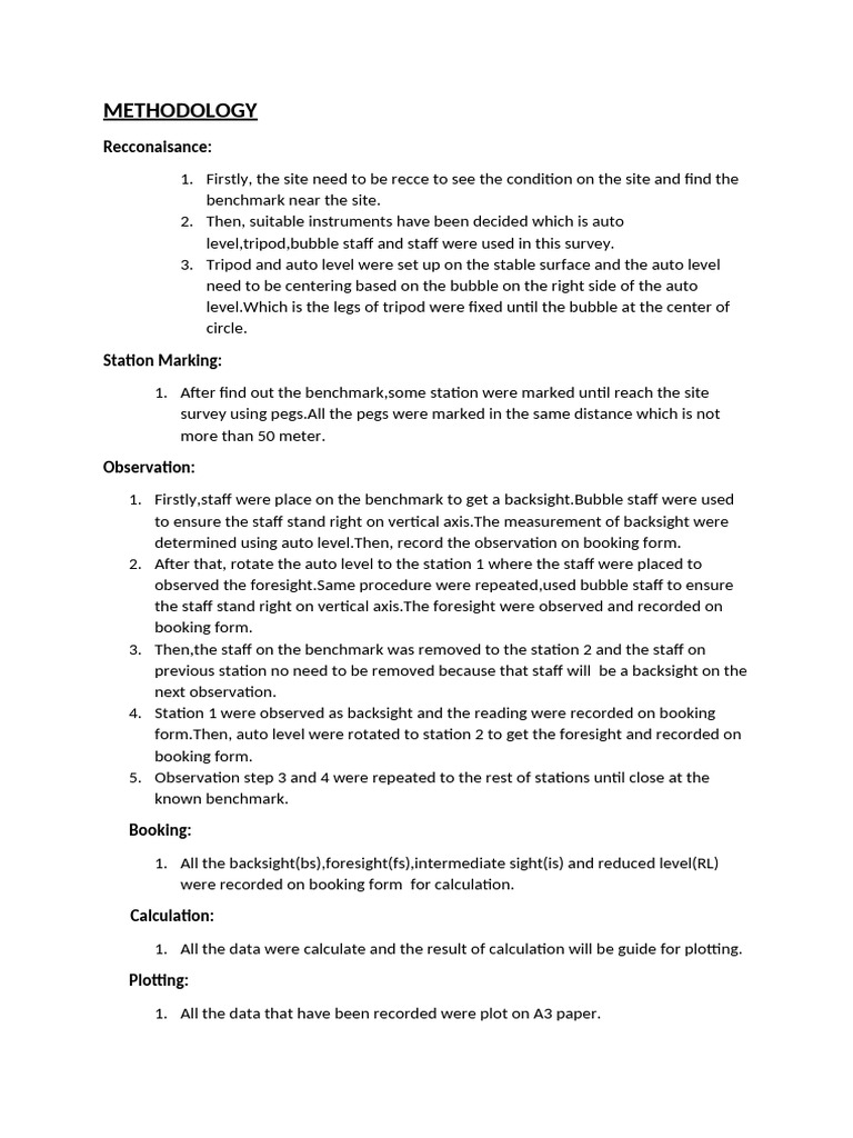 Site Survey Methodology and Procedures | PDF