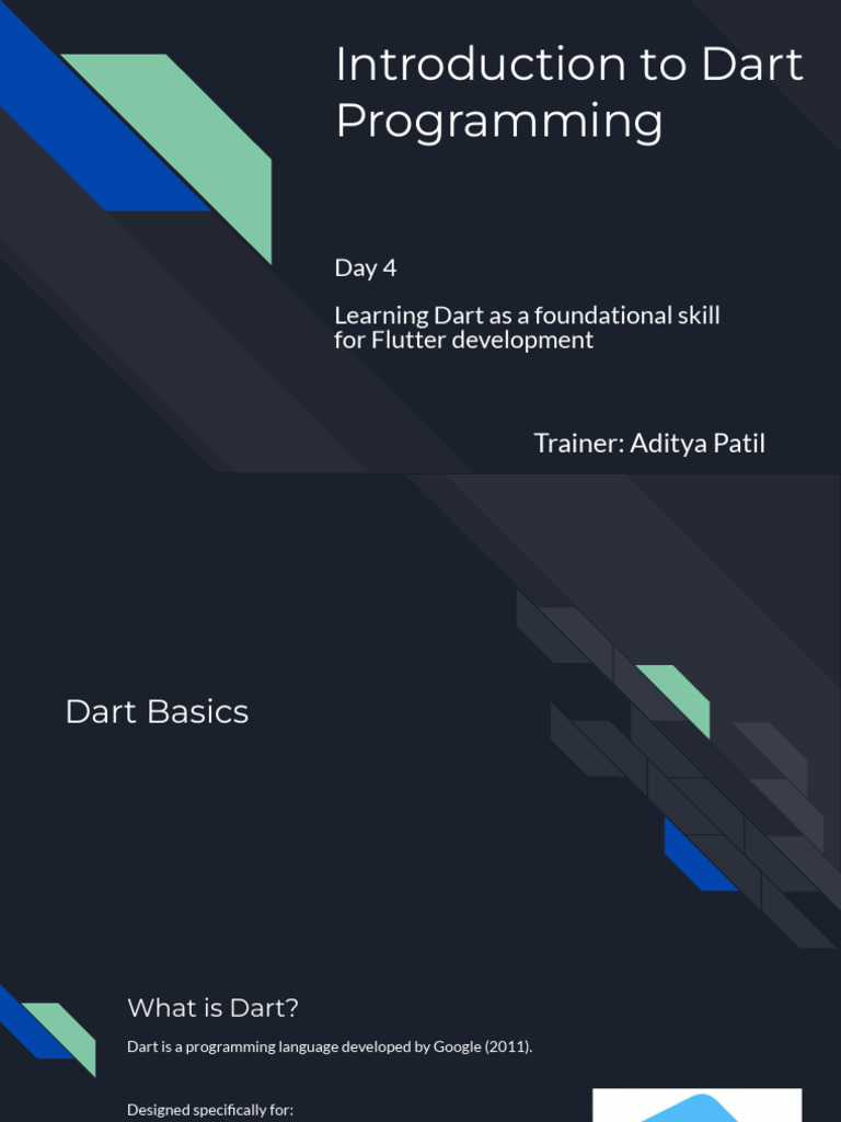 Dart Basics for Flutter Development | PDF | Computer Programming ...