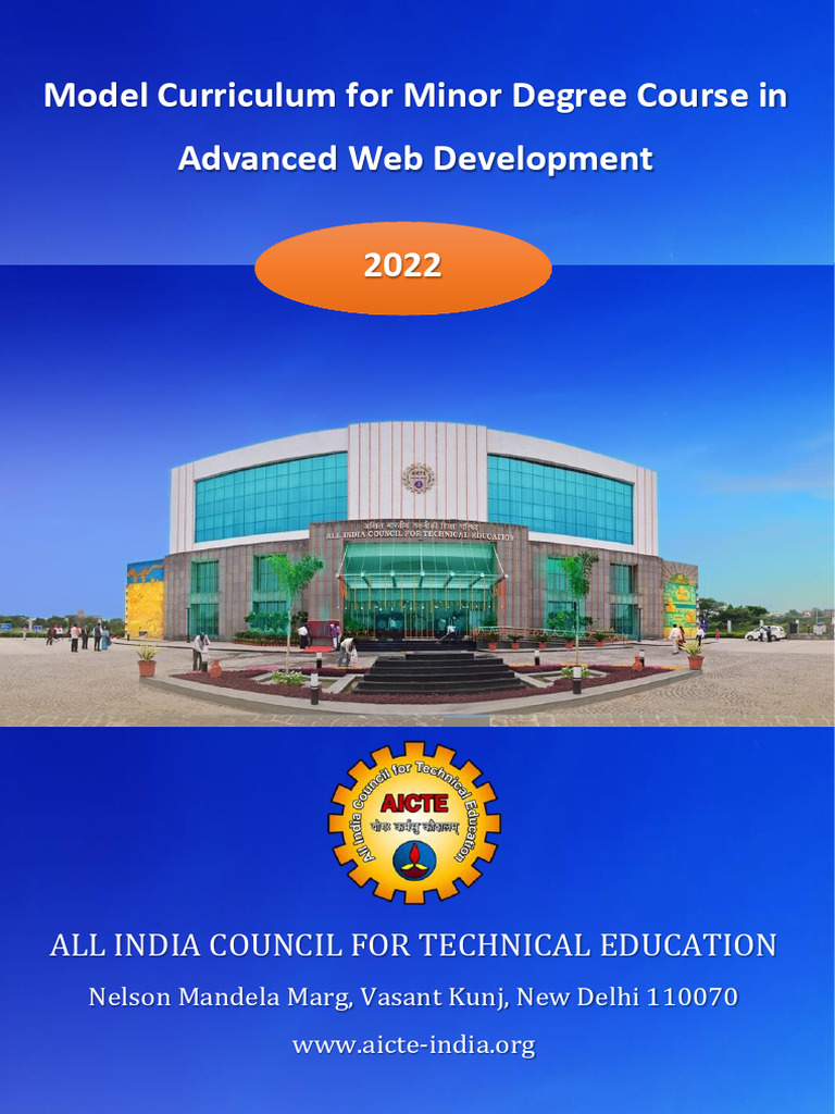 AICTE Model Curriculum: Advanced Web Development | PDF | World Wide Web ...