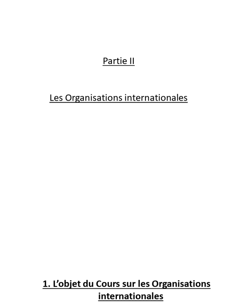 Création et idéologie de l'ONU | PDF | Nations unies | Relations ...