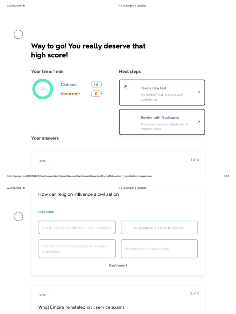 Tri 2 Review Part 1 - Quizlet | PDF | Ottoman Empire | Europe
