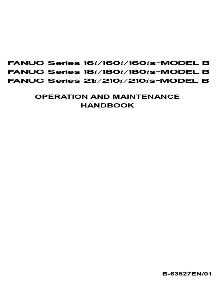 FANUC Operation & Maintenance Guide | PDF | Parameter (Computer ...