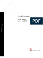 Cloud Computing Survey Results 2009