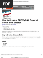How To Create A PHP - MySQL Powered Forum From Scratch - Nettuts+