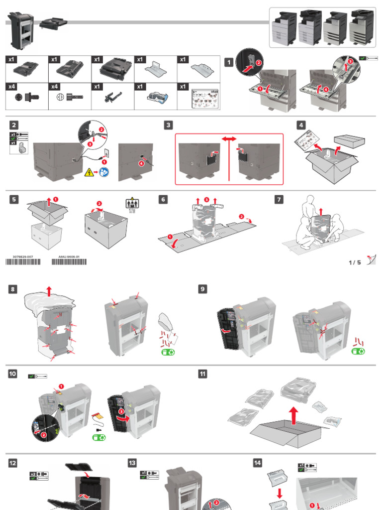 Installing The Staple Hole Punch Finisher | PDF