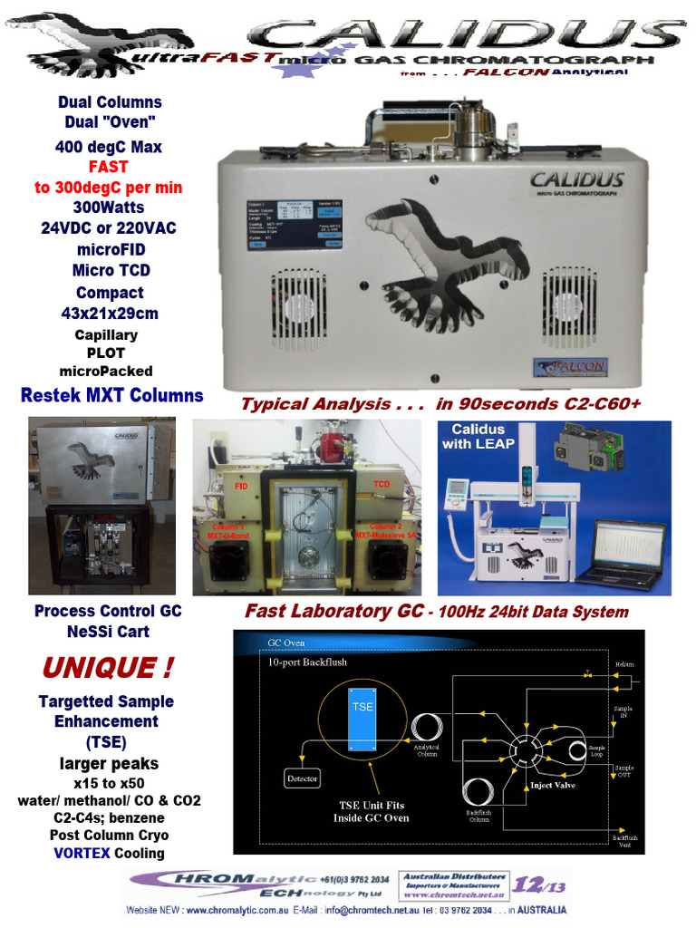 Calidus microGC | PDF | Gas Chromatography | Chromatography