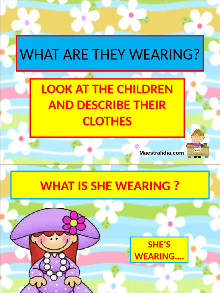 Clothes, Conversation | PDF