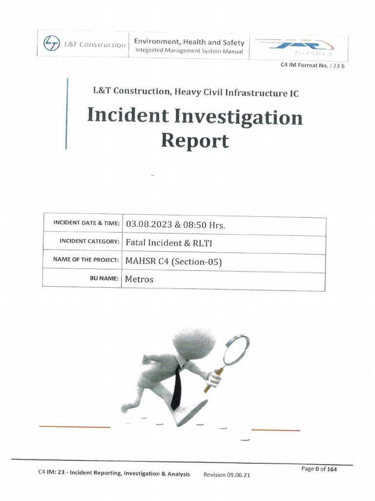 Final Incident Investigation Report Section 5 | PDF