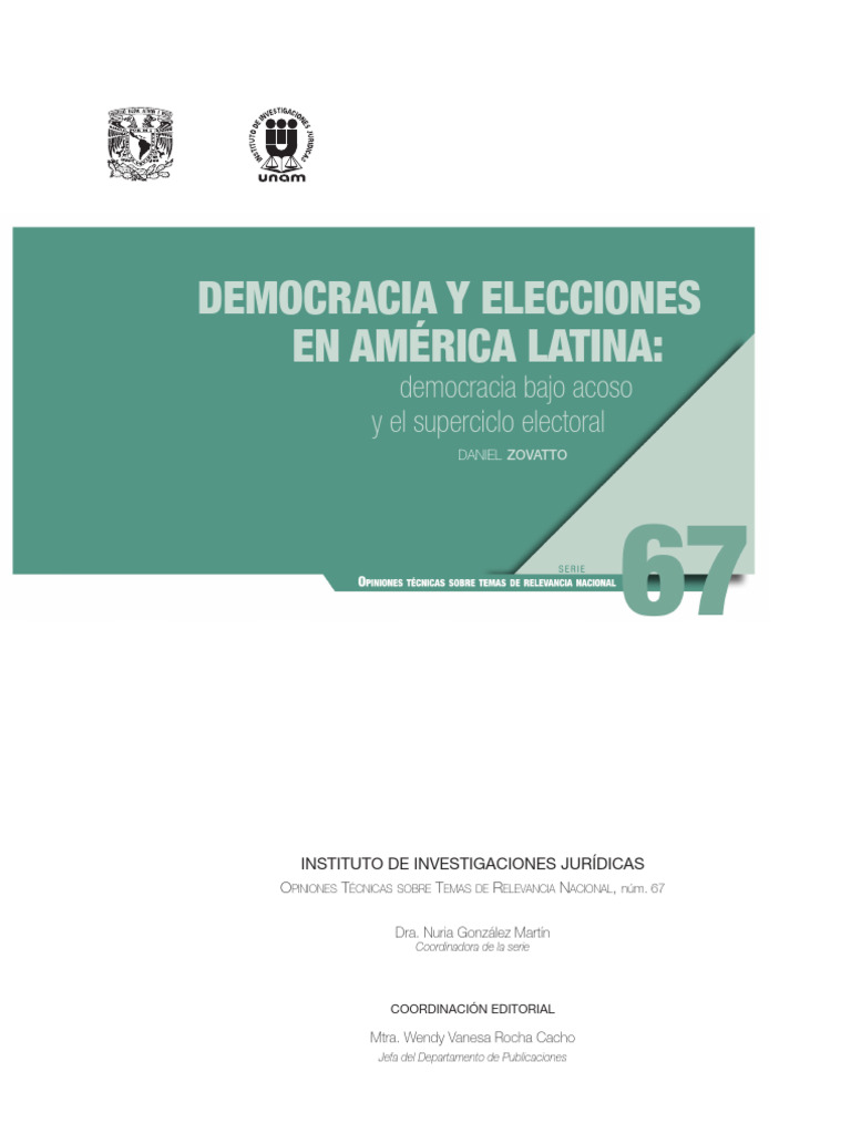 Democracia Y Elecciones en América Latina | PDF | Democracia ...
