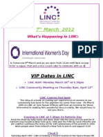 Newsletter 7th March 2012