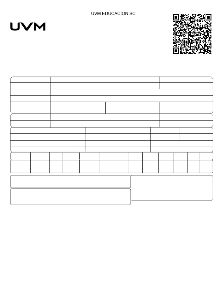 RFC de UVM y Comprobante de Ingreso | PDF