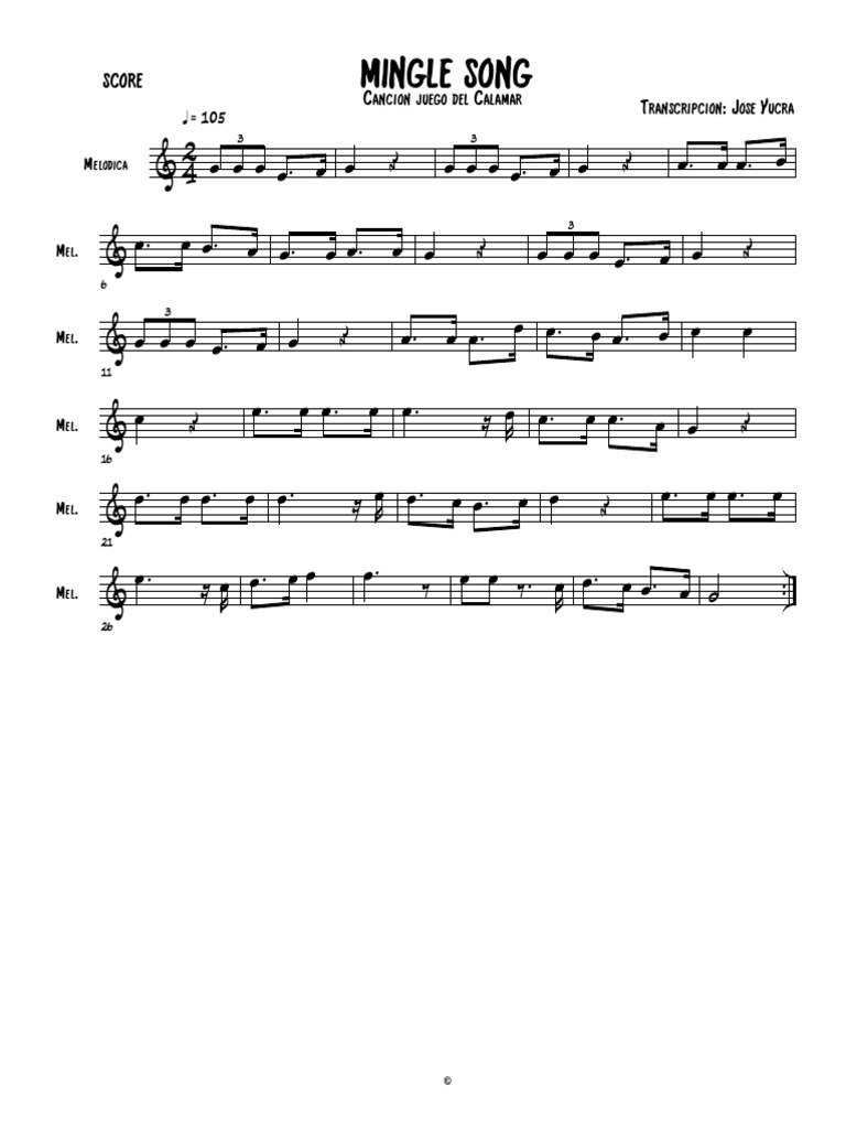 Mingle Song | PDF