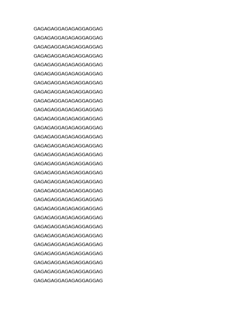 Repetitive Sequence Analysis | PDF