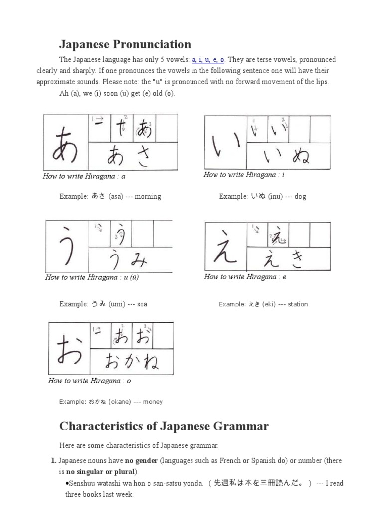 Japanese Lecture Notes PDF Japanese Writing System Kanji