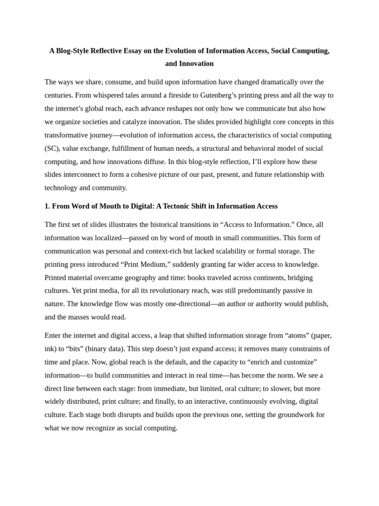 A Blog | PDF