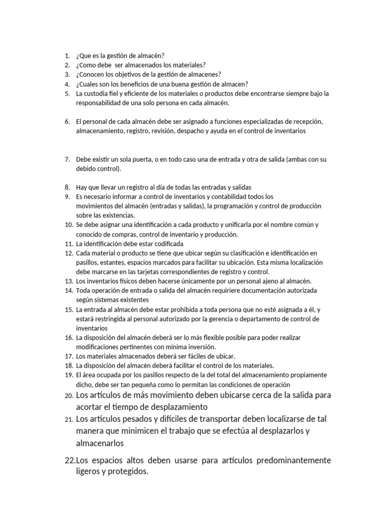 Claves para una Gestión Eficiente de Almacenes | PDF | Almacén