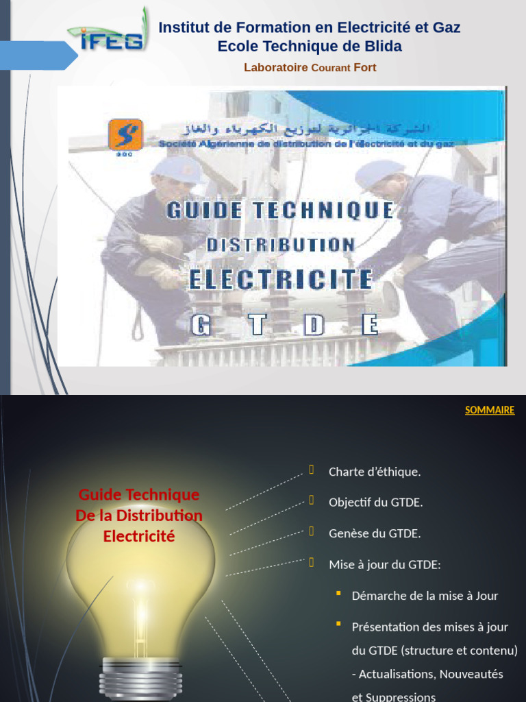 Guide Technique Distribution Électricité | PDF | Réseau électrique ...